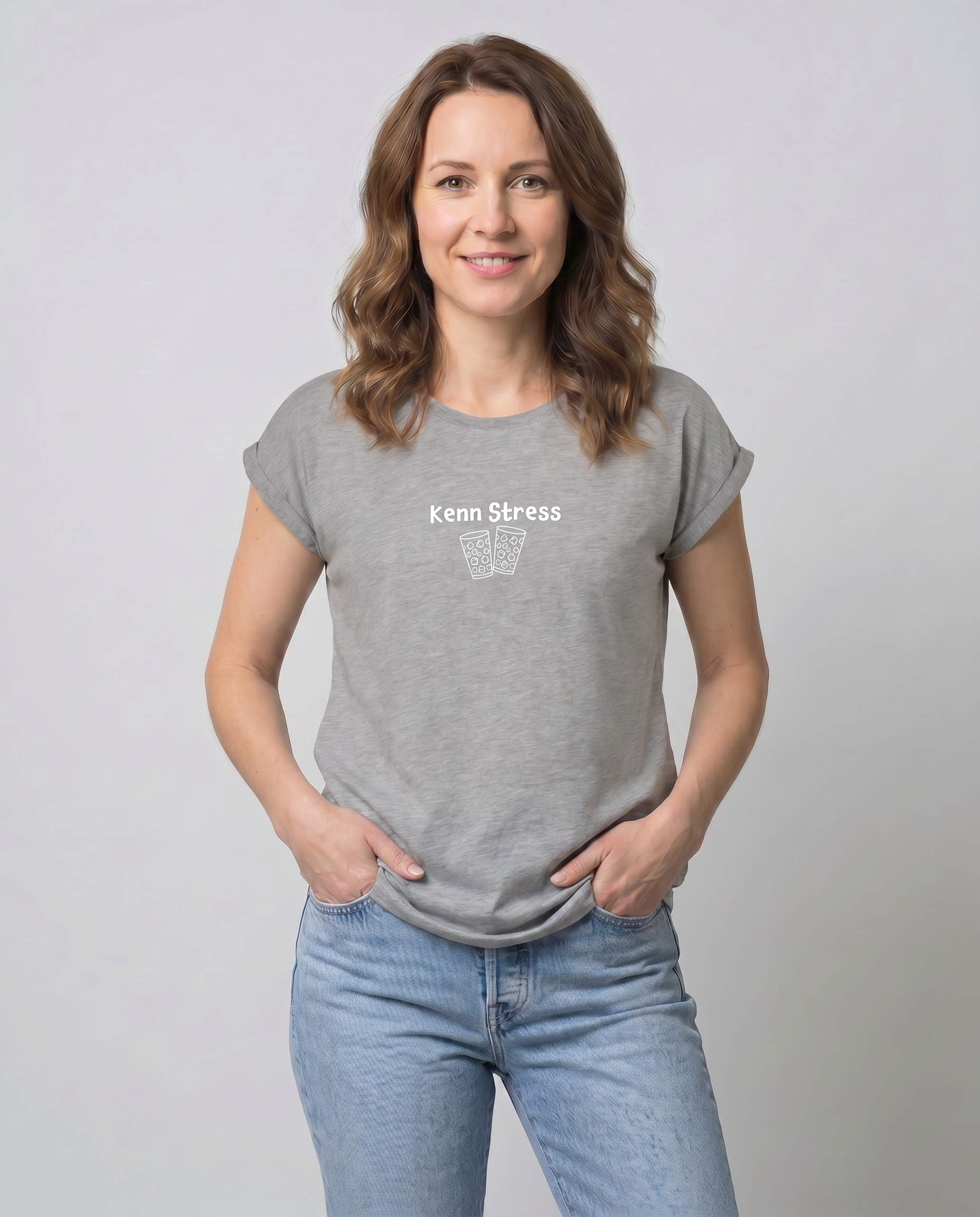 DAMEN T-SHIRT "kenn Stress" - Pfälzer Freiheit