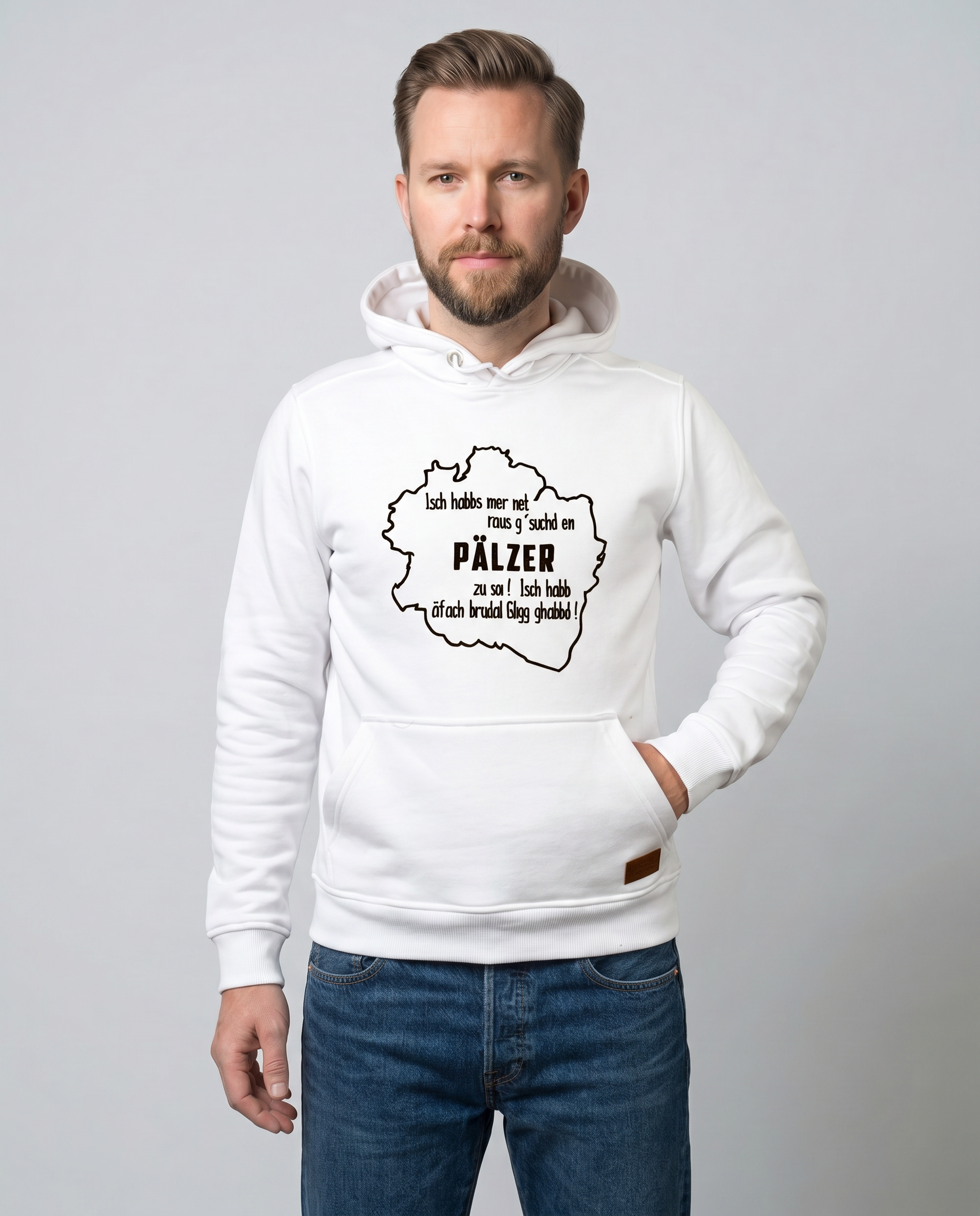 HERREN HOODIE "Isch habbs mer net..." - Pfälzer Freiheit