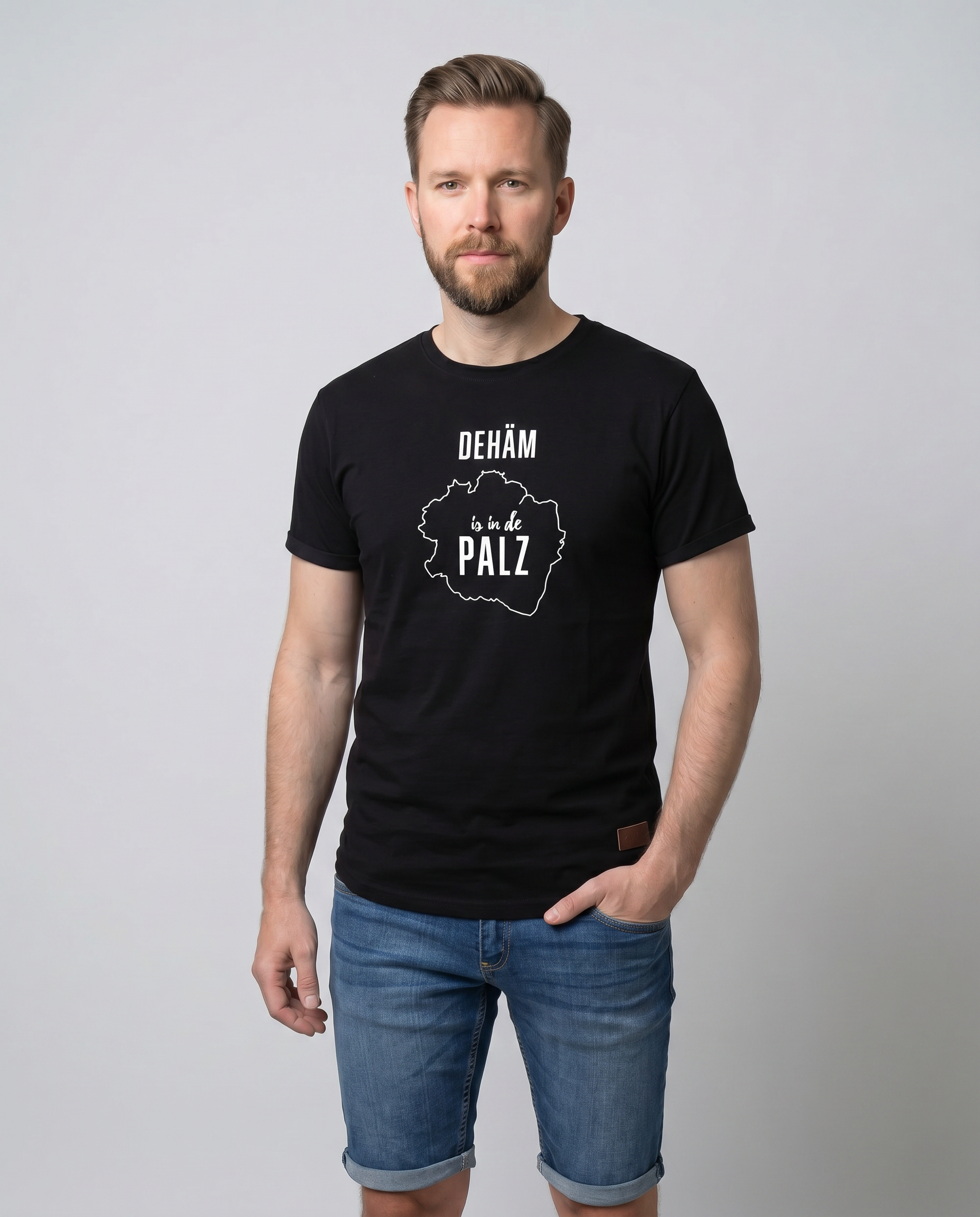 HERREN T-SHIRT "dehäm is in de PALZ" - Pfälzer Freiheit