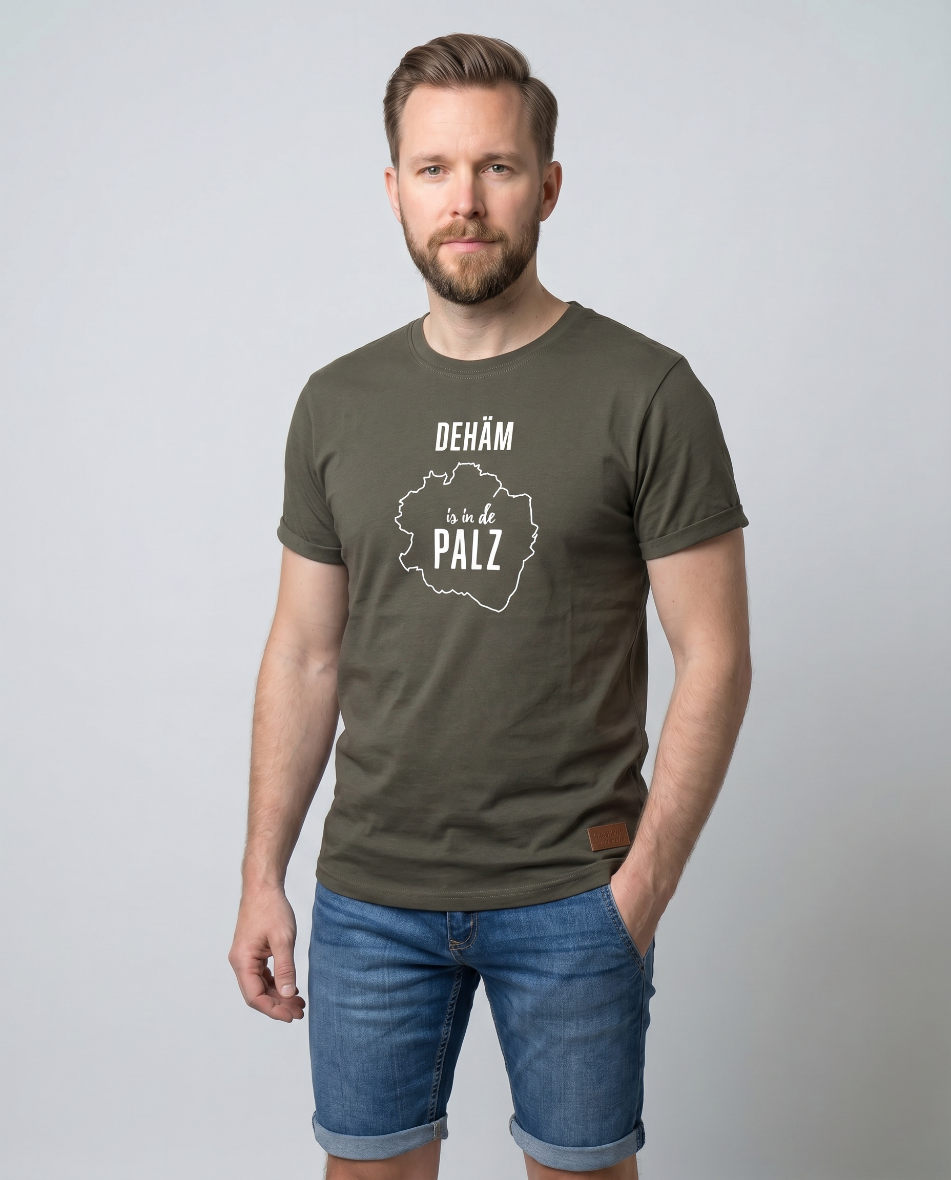 HERREN T-SHIRT "dehäm is in de PALZ" - Pfälzer Freiheit