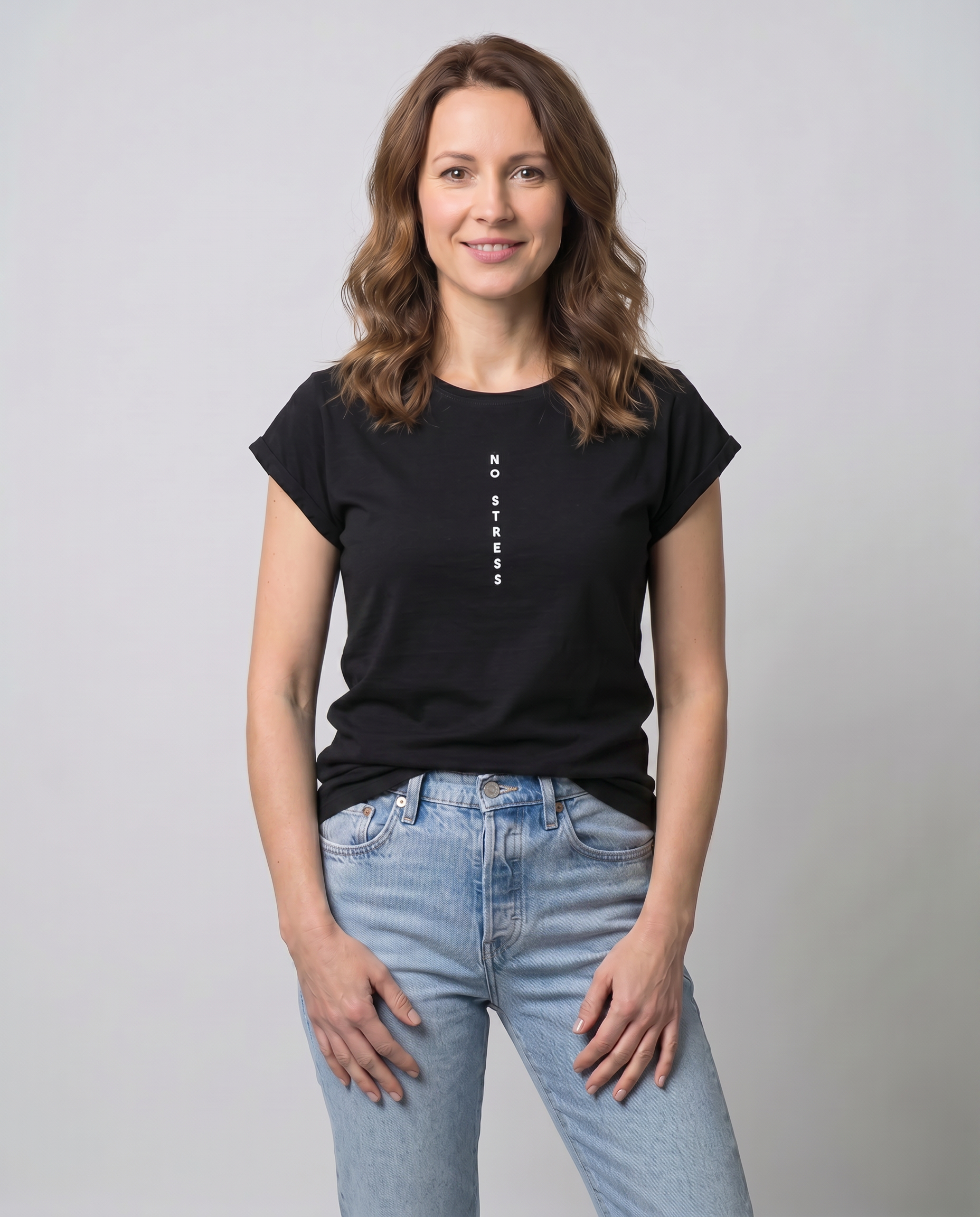 DAMEN T-SHIRT "NO STRESS" - Pfälzer Freiheit