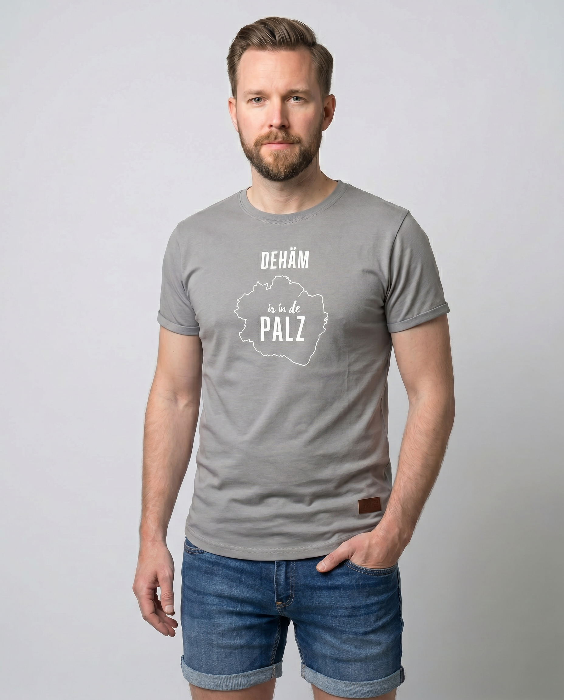 HERREN T-SHIRT "dehäm is in de PALZ" - Pfälzer Freiheit