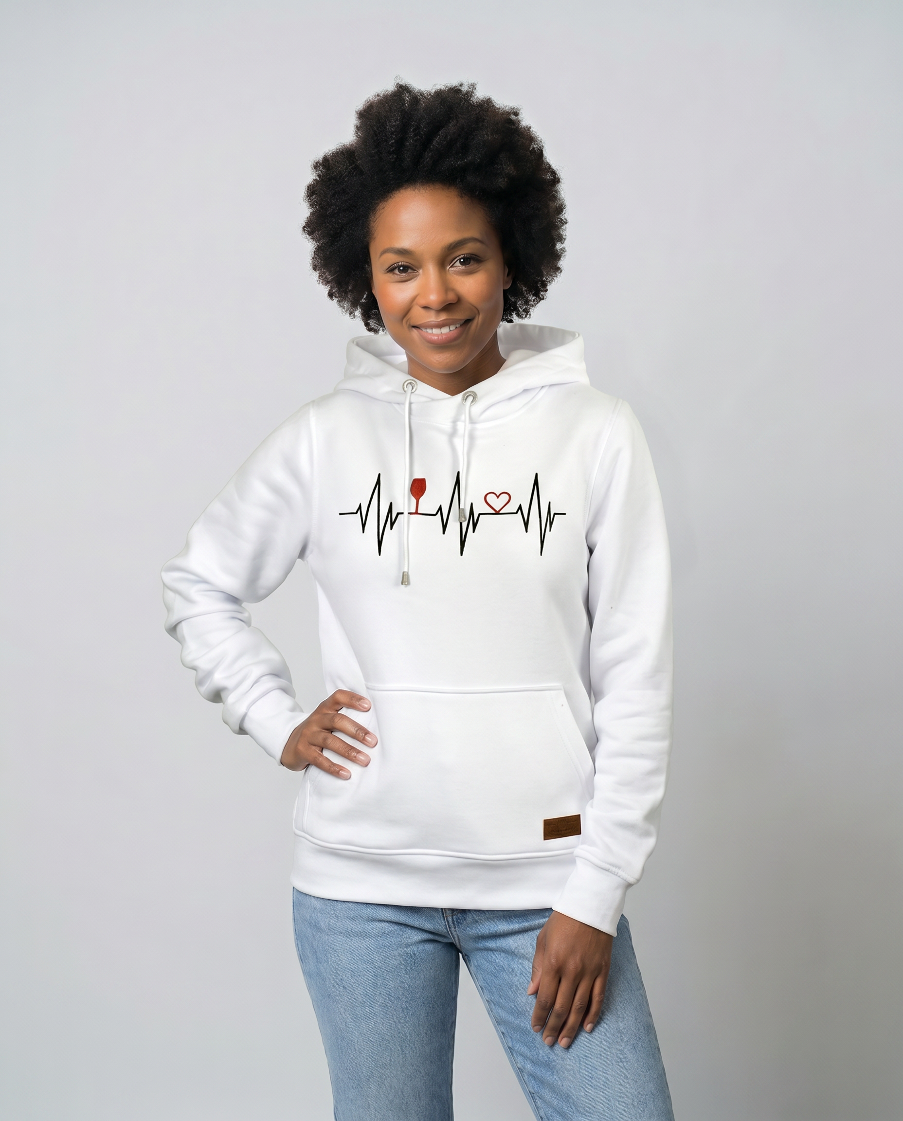 DAMEN HOODIE "Herzschlag" - Pfälzer Freiheit