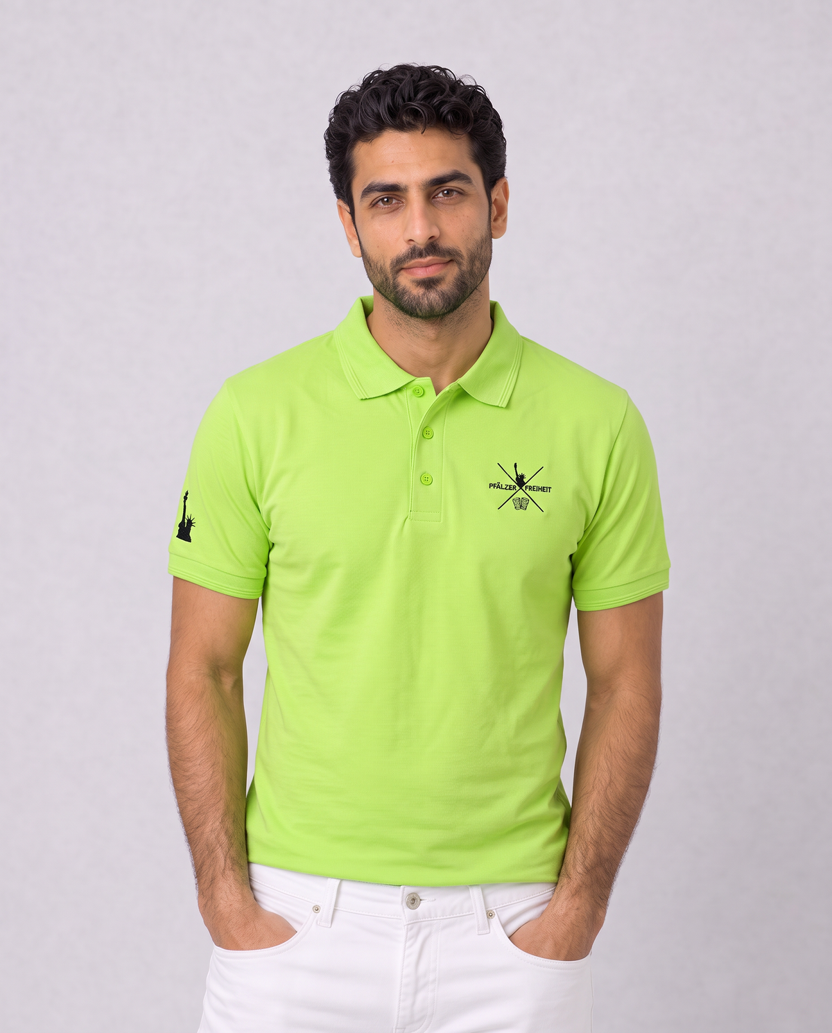 HERREN POLO-SHIRT "KREUZ"