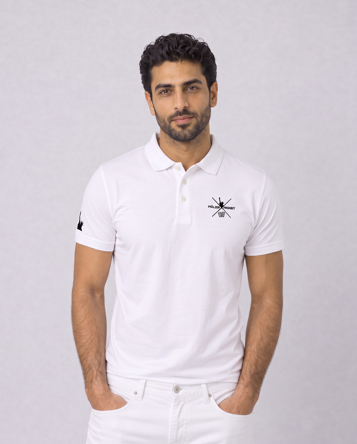 HERREN POLO-SHIRT "KREUZ"