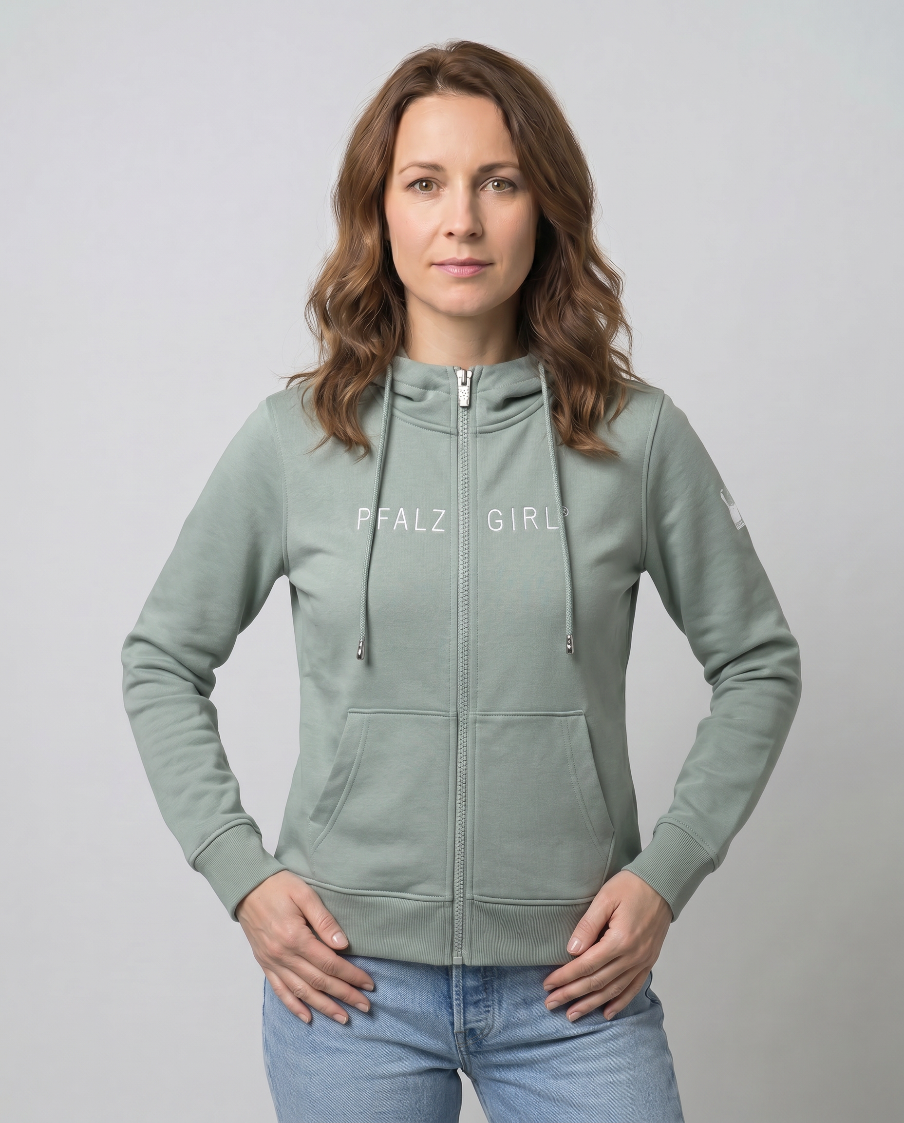 DAMEN SWEATJACKE "Pfalzgirl" - Pfälzer Freiheit