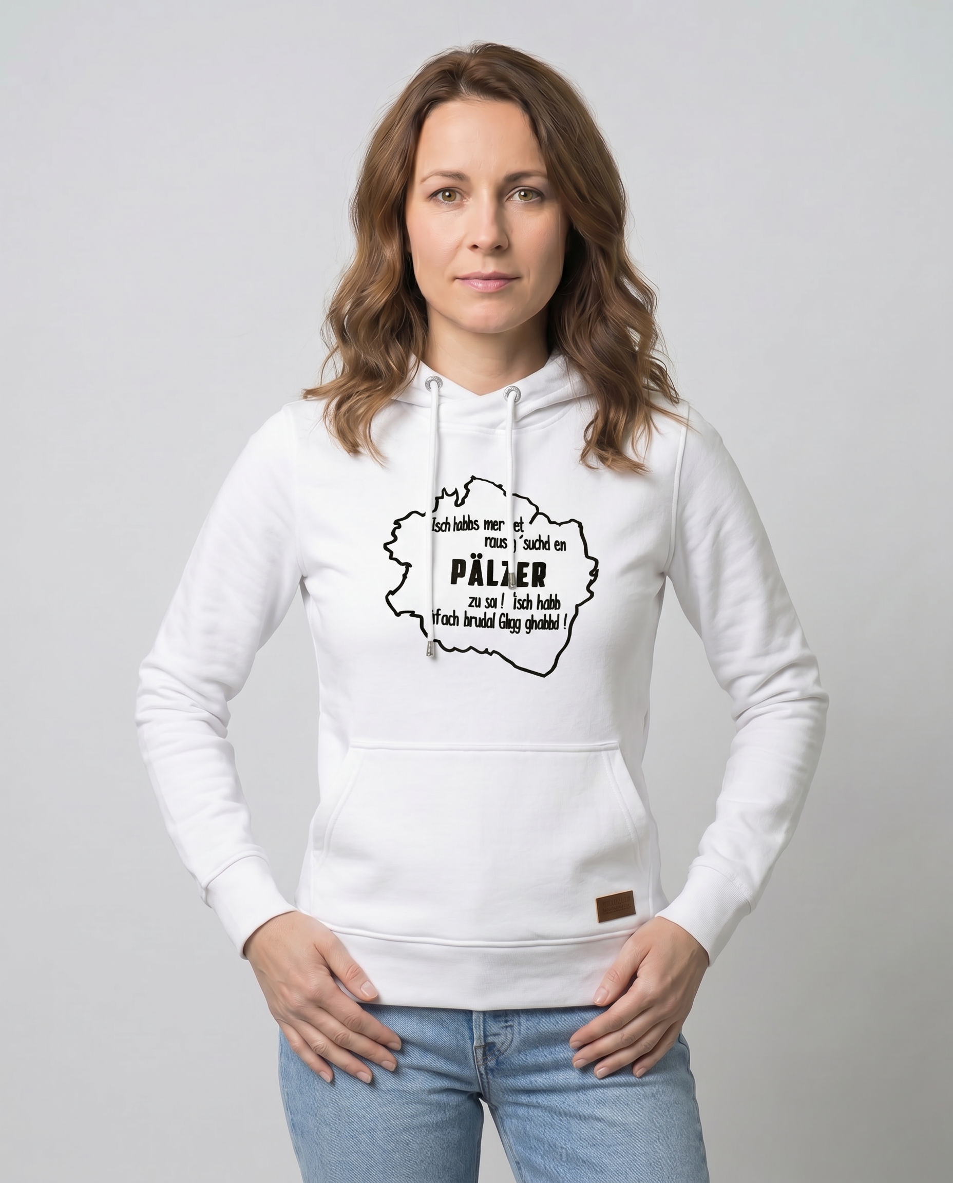 DAMEN HOODIE "Isch habbs mer net..." - Pfälzer Freiheit