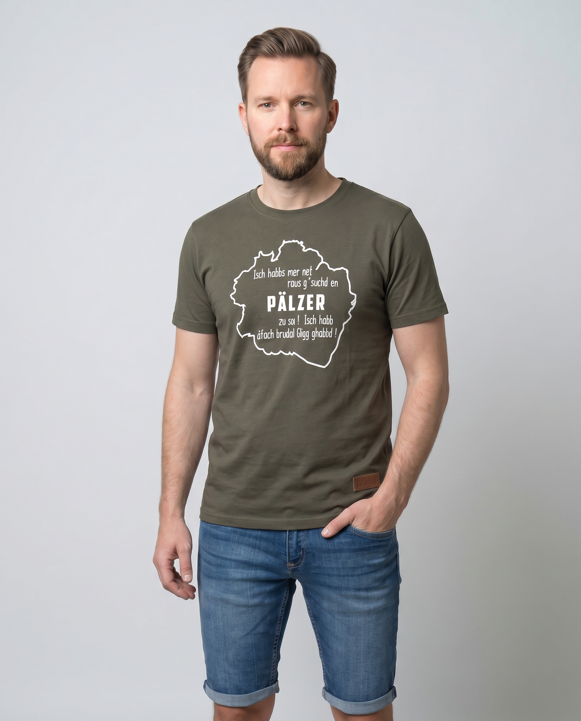 HERREN T-SHIRT "Isch habbs mer net..."(Karte) - Pfälzer Freiheit