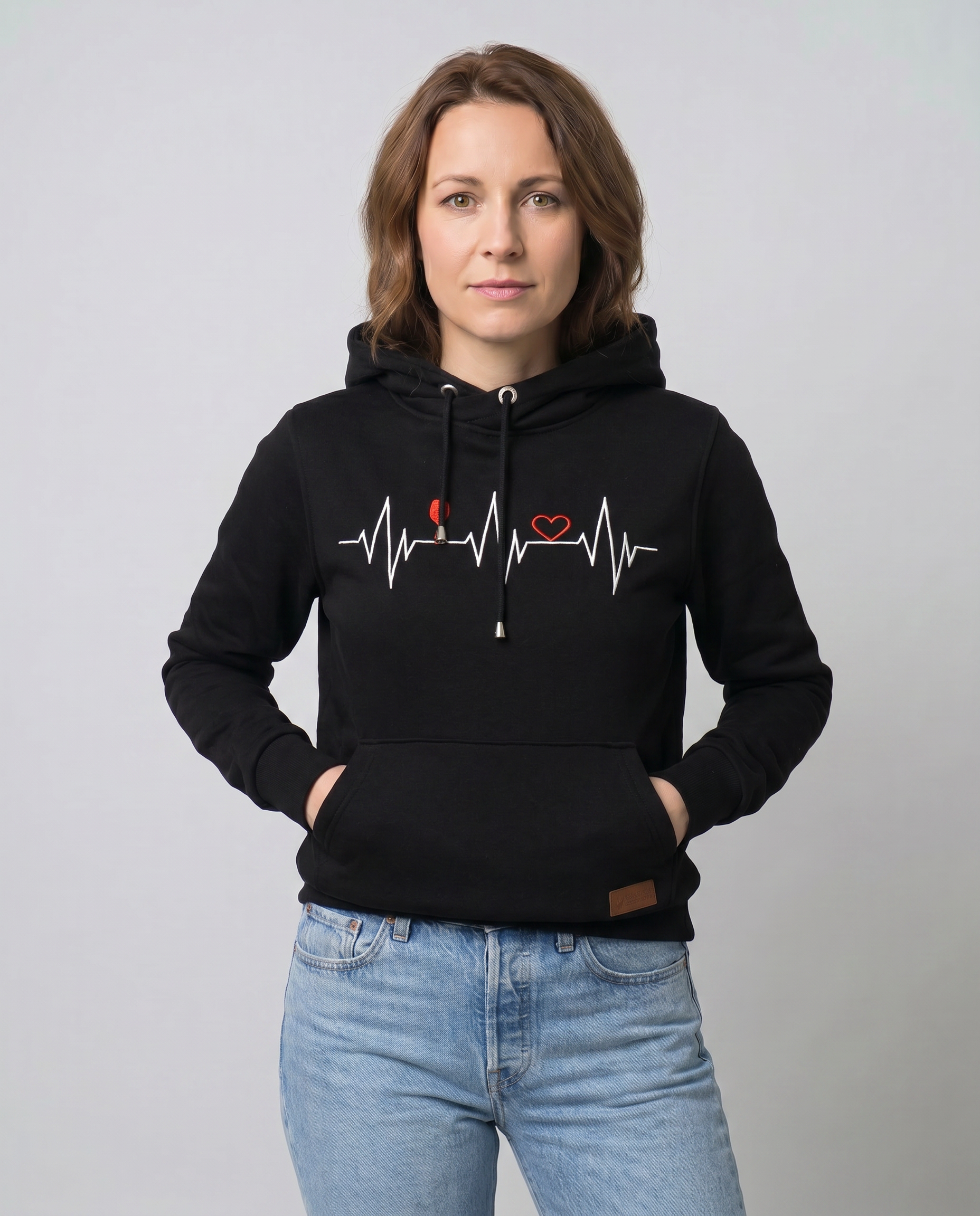 DAMEN HOODIE "Herzschlag" - Pfälzer Freiheit