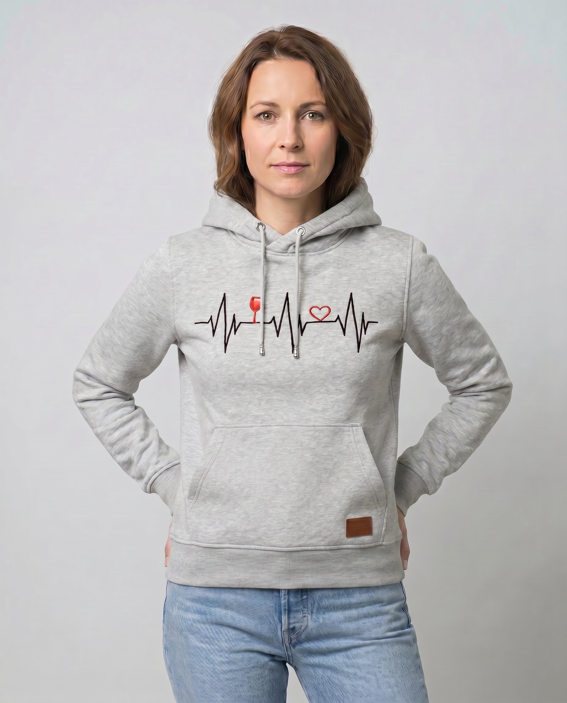 DAMEN HOODIE "Herzschlag" - Pfälzer Freiheit