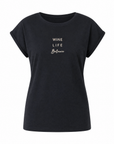DAMEN T-SHIRT "Wine Life Balance" (metallic) - Pfälzer Freiheit