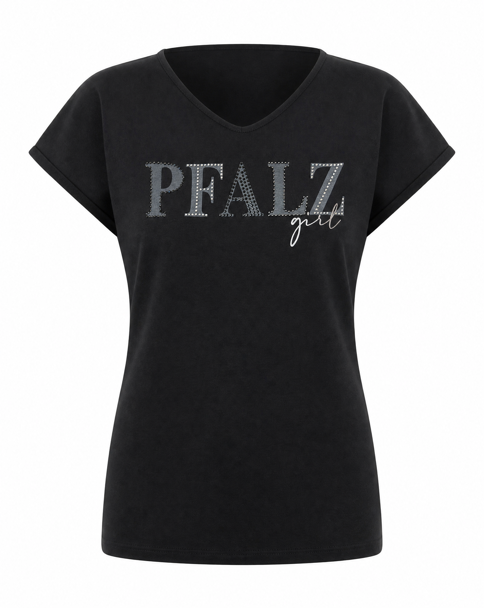 DAMEN T-SHIRT "Pfalzgirl" (Strass) 2 - Pfälzer Freiheit