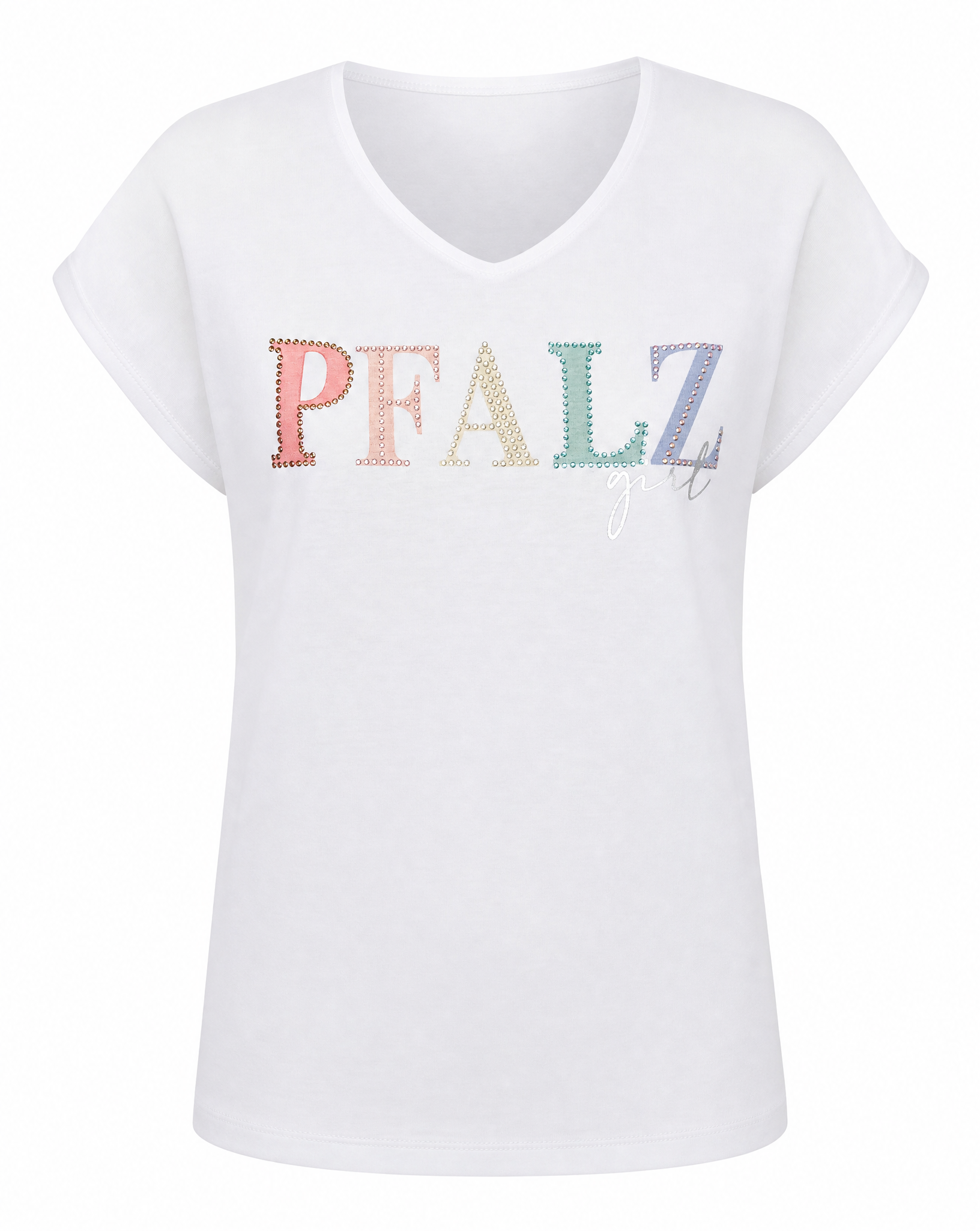 DAMEN T-SHIRT "Pfalzgirl" (Strass) 2 - Pfälzer Freiheit