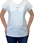 DAMEN T-SHIRT "Wine Life Balance" 2 - Pfälzer Freiheit