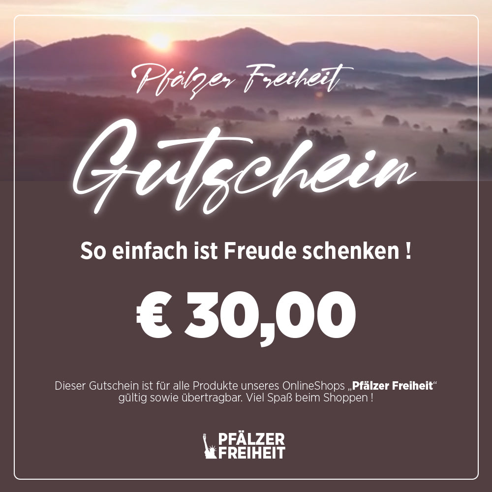 PFÄLZER FREIHEIT - Geschenkgutschein - Pfälzer Freiheit