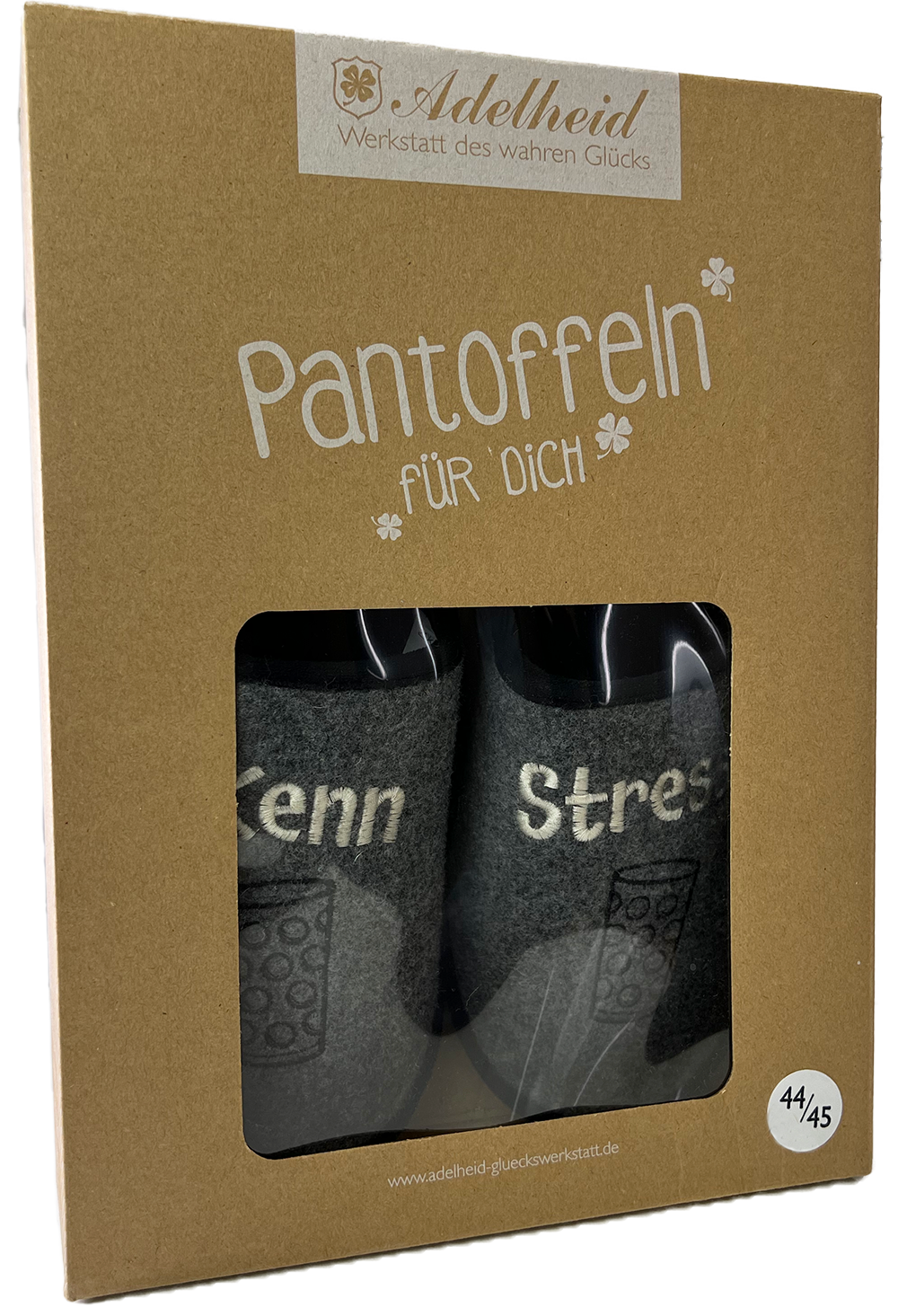 HERREN FILZPANTOFFEL &quot;Kenn Stress&quot; - Pfälzer Freiheit