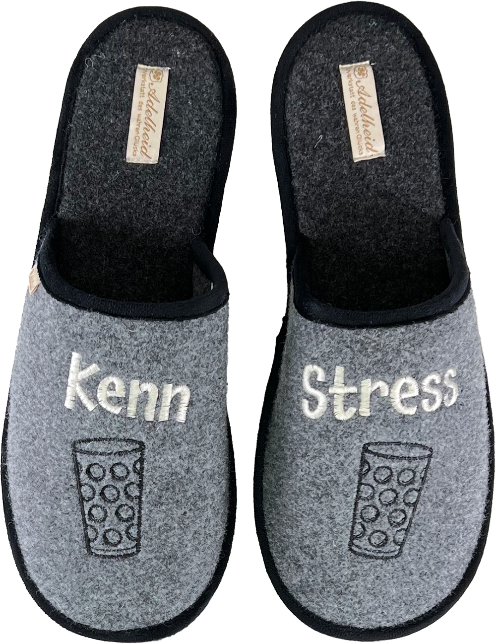 HERREN FILZPANTOFFEL &quot;Kenn Stress&quot; - Pfälzer Freiheit