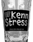 DUBBEGLAS-SET (6 Stk.) "kenn Stress" (klein 0,25l)