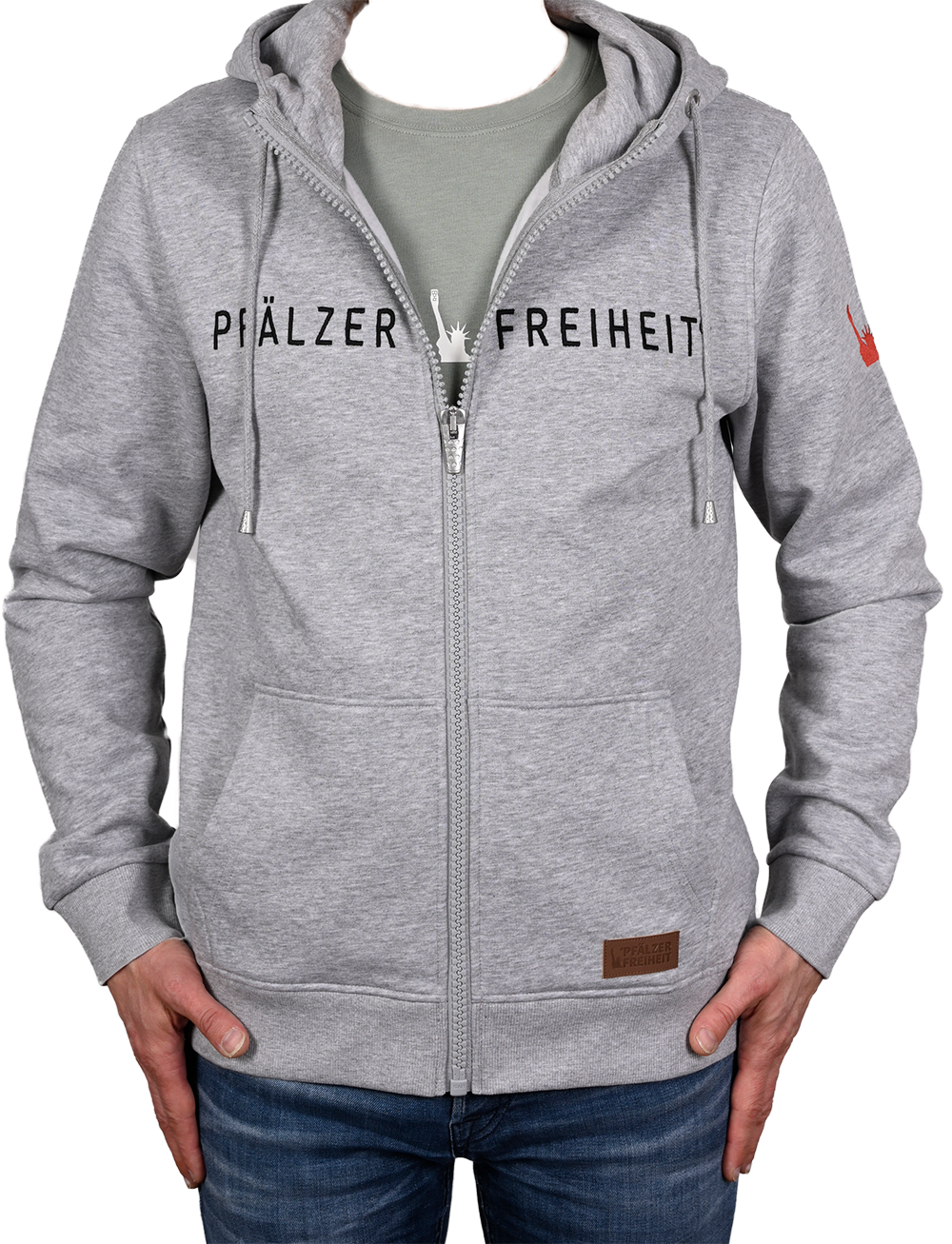 HERREN SWEATJACKE &quot;Pfälzer Freiheit&quot; - Pfälzer Freiheit