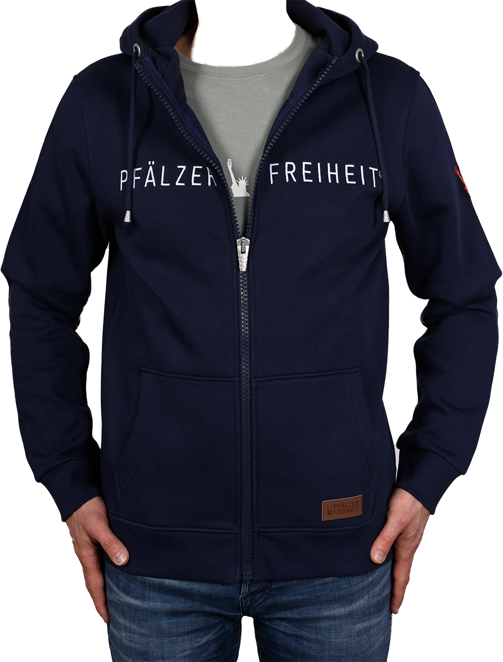 HERREN SWEATJACKE &quot;Pfälzer Freiheit&quot; - Pfälzer Freiheit