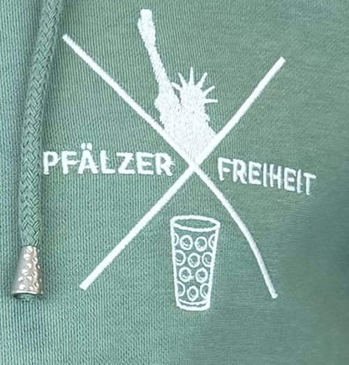 HERREN SWEATJACKE "Kreuz" - Pfälzer Freiheit