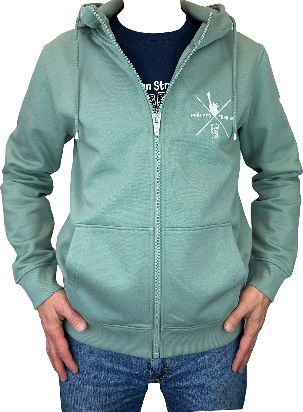 HERREN SWEATJACKE "Kreuz" - Pfälzer Freiheit
