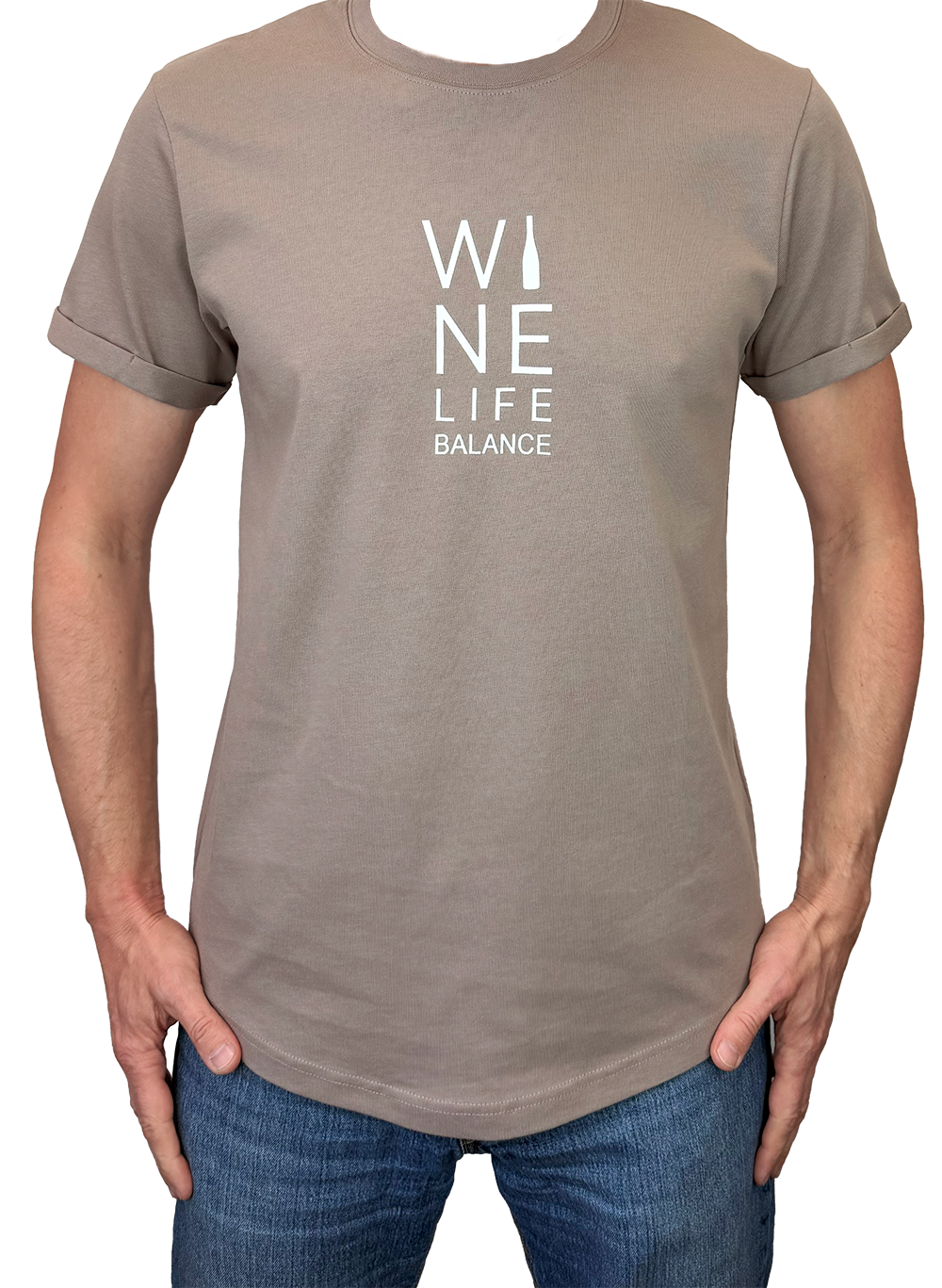 HERREN T-SHIRT "Wine Life Balace" - Pfälzer Freiheit