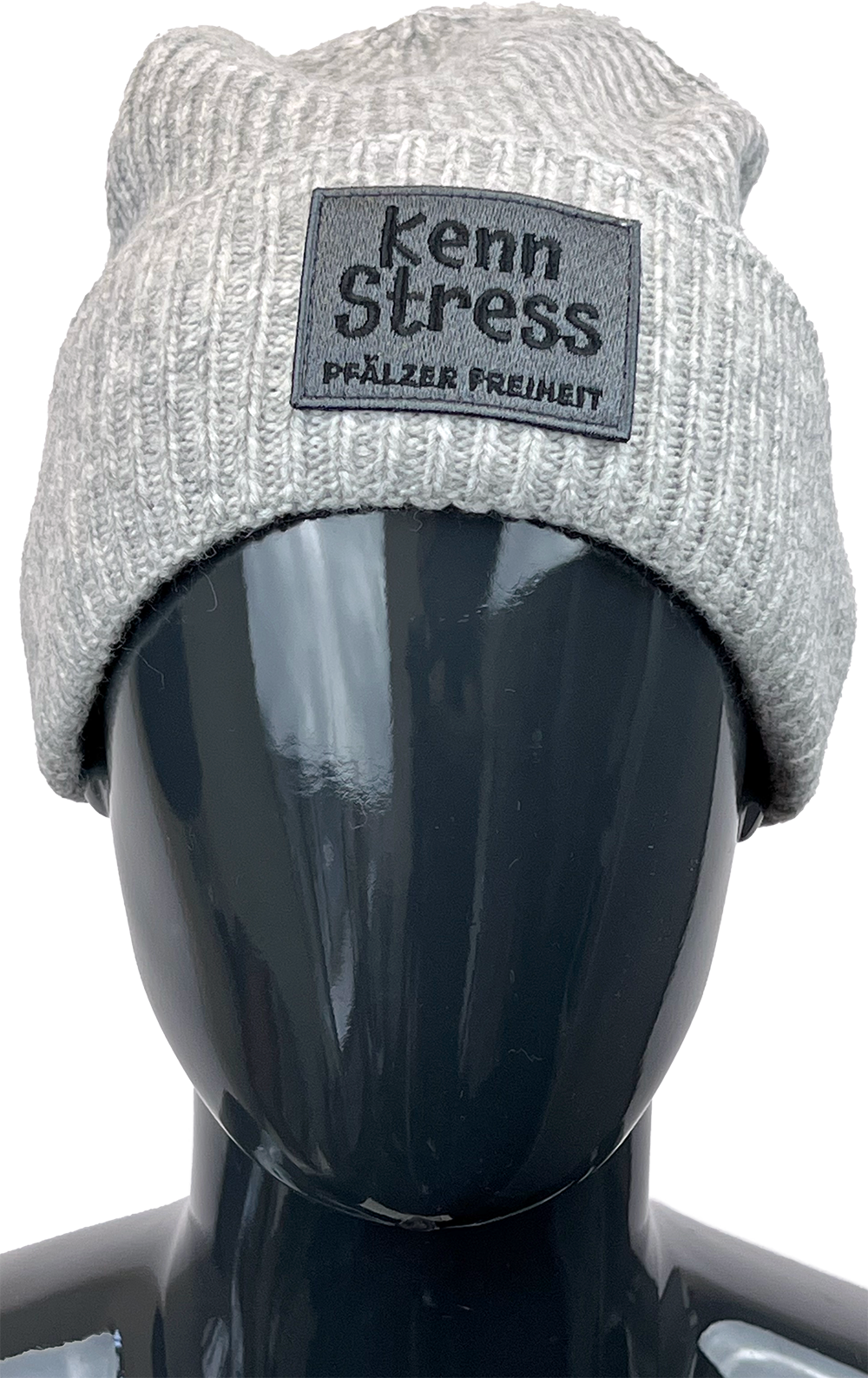 DAMEN-MÜTZE &quot;Kenn Stress&quot;(grau)