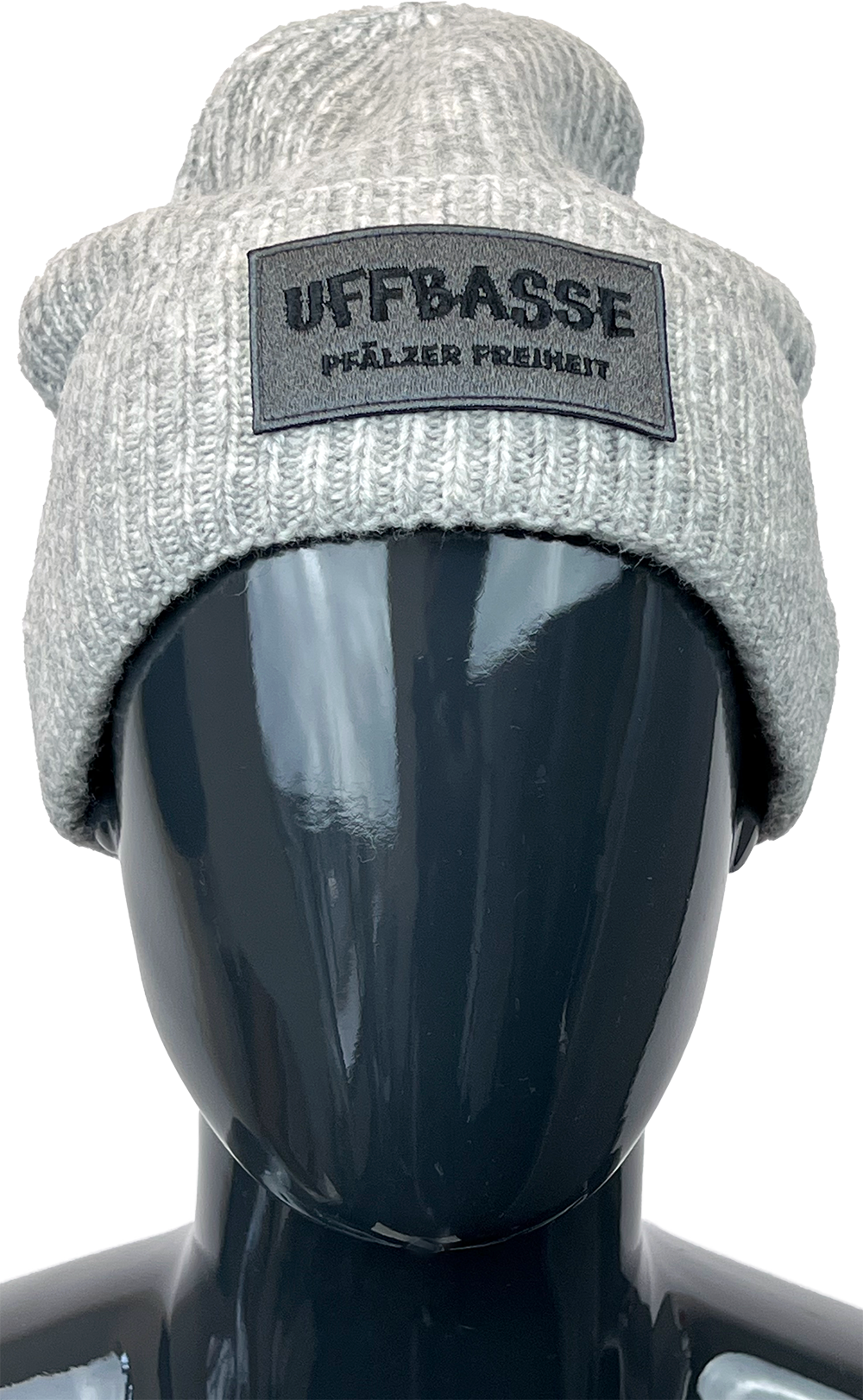 DAMEN-MÜTZE &quot;Uffbasse&quot;(grau)