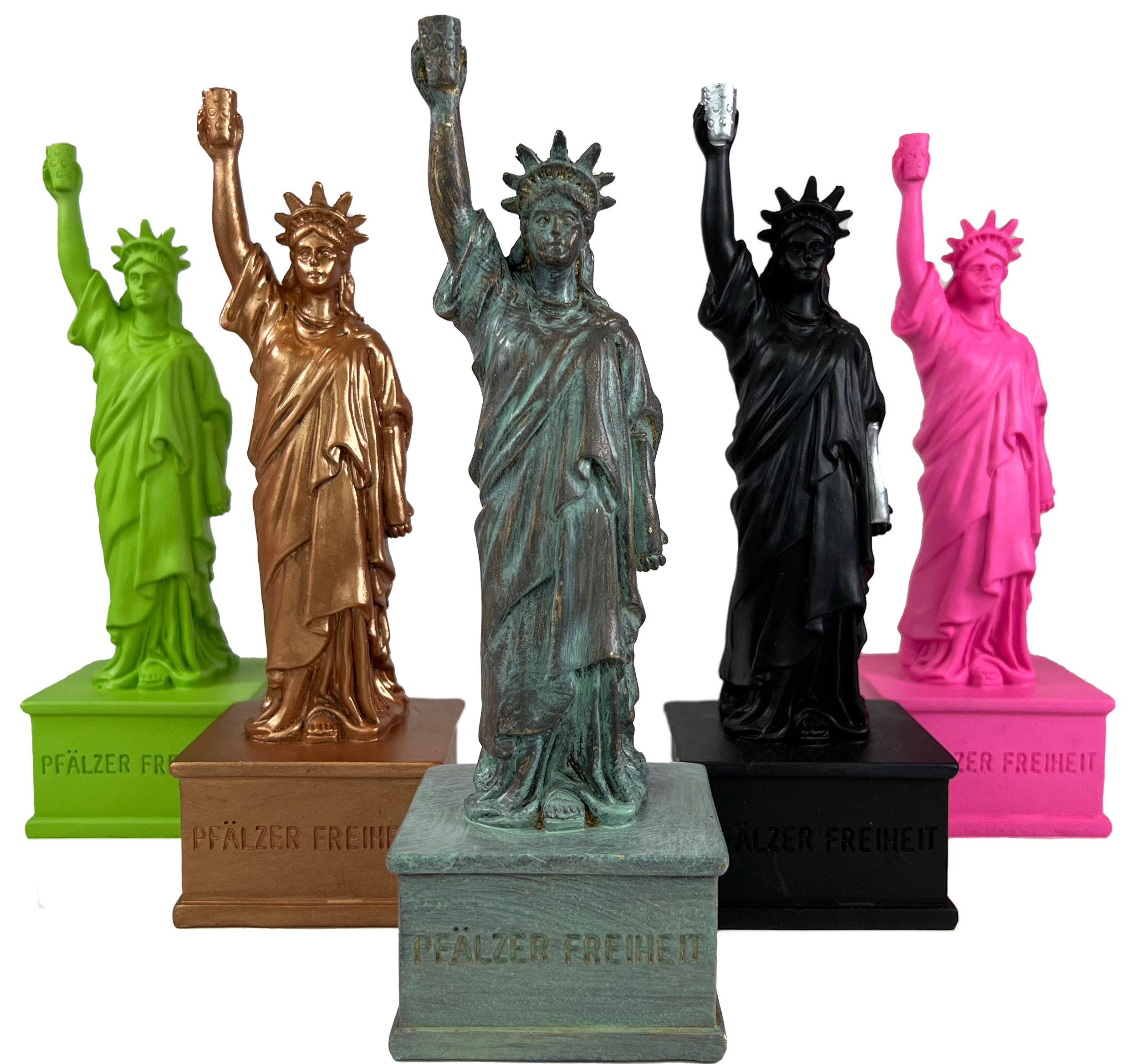 Pfälzer Freiheit Mini Statue (neonpink)