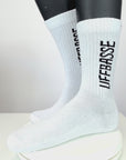SOCKEN "coole Pälzer Socke" UFFBASSE (weiß/schwarz)