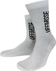 SOCKEN "coole Pälzer Socke" UFFBASSE (weiß/schwarz)