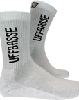 SOCKEN "coole Pälzer Socke" UFFBASSE (weiß/schwarz)