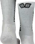 SOCKEN "coole Pälzer Socke" UFFBASSE (weiß/schwarz)