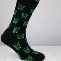 SOCKEN "coole Pälzer Socke" (schwarz/grün)