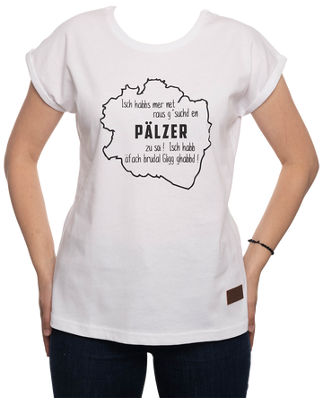 Damen T-Shirt "Isch habbs mer net... (Karte)" - Pfälzer Freiheit