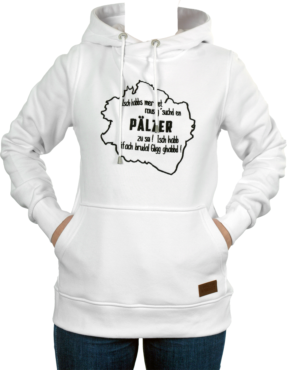 DAMEN HOODIE "Isch habbs mer net..." - Pfälzer Freiheit