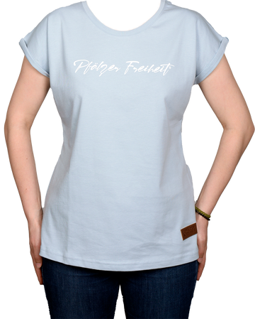 DAMEN T-SHIRT "Pfälzer Freiheit" (Schwingschrift) - Pfälzer Freiheit
