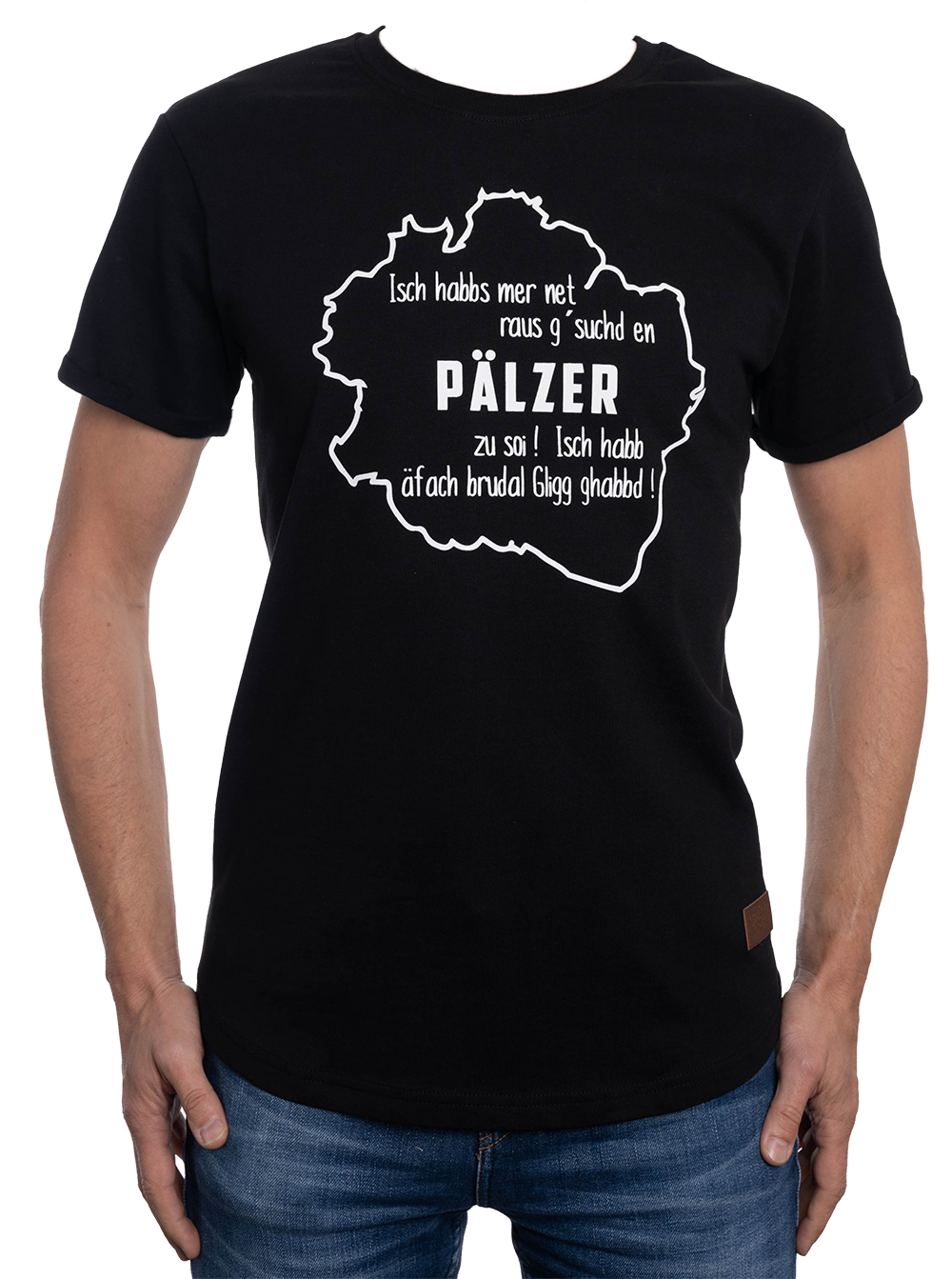 Herren T-Shirt "Isch habbs mer net..."(Karte) - Pfälzer Freiheit