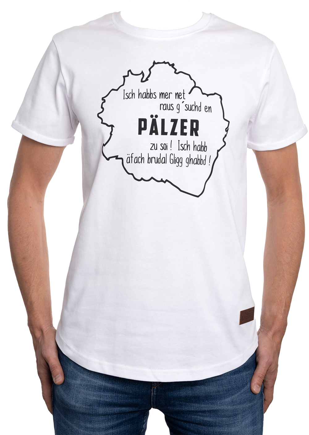 Herren T-Shirt "Isch habbs mer net..."(Karte) - Pfälzer Freiheit