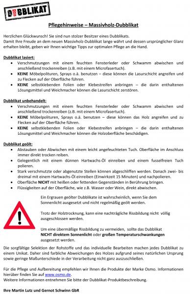 Ohrringe mit Holz-Dubbe-Anhänger - Pfälzer Freiheit