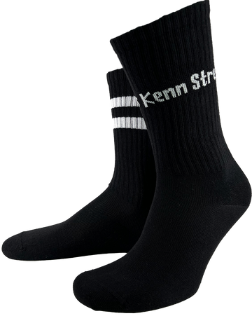 SOCKEN "coole Pälzer Socke" KENN STRESS (schwarz/weiß) - Pfälzer Freiheit