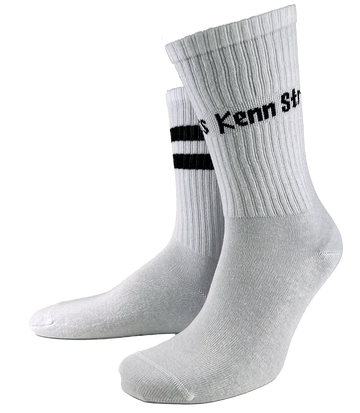 SOCKEN "coole Pälzer Socke" KENN STRESS (weiß/marine) - Pfälzer Freiheit