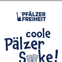 SOCKEN "coole Pälzer Socke" KENN STRESS (weiß/marine) - Pfälzer Freiheit