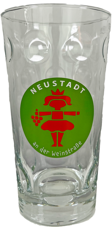 DUBBEGLAS-SET "Ampelweinkönigin (rot)" - Pfälzer Freiheit