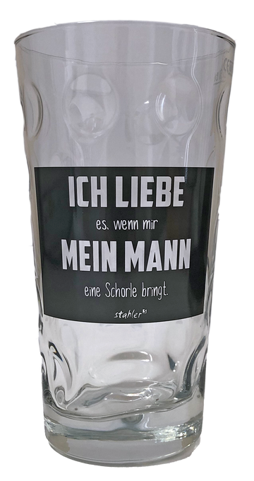 PFÄLZER Dubbeglas-Set (6 Stk.)"Ich liebe mein Mann..." - Pfälzer Freiheit