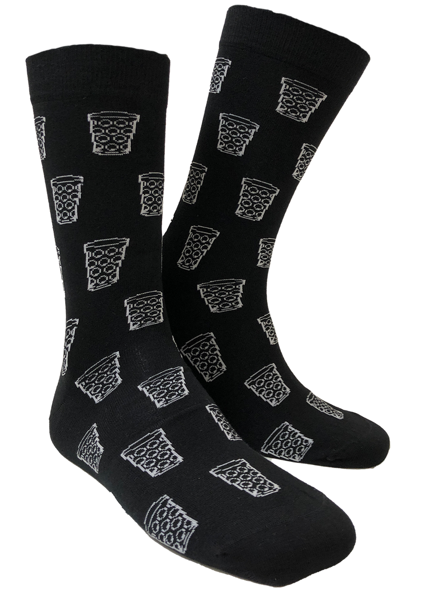 Dubbeglas, Socken