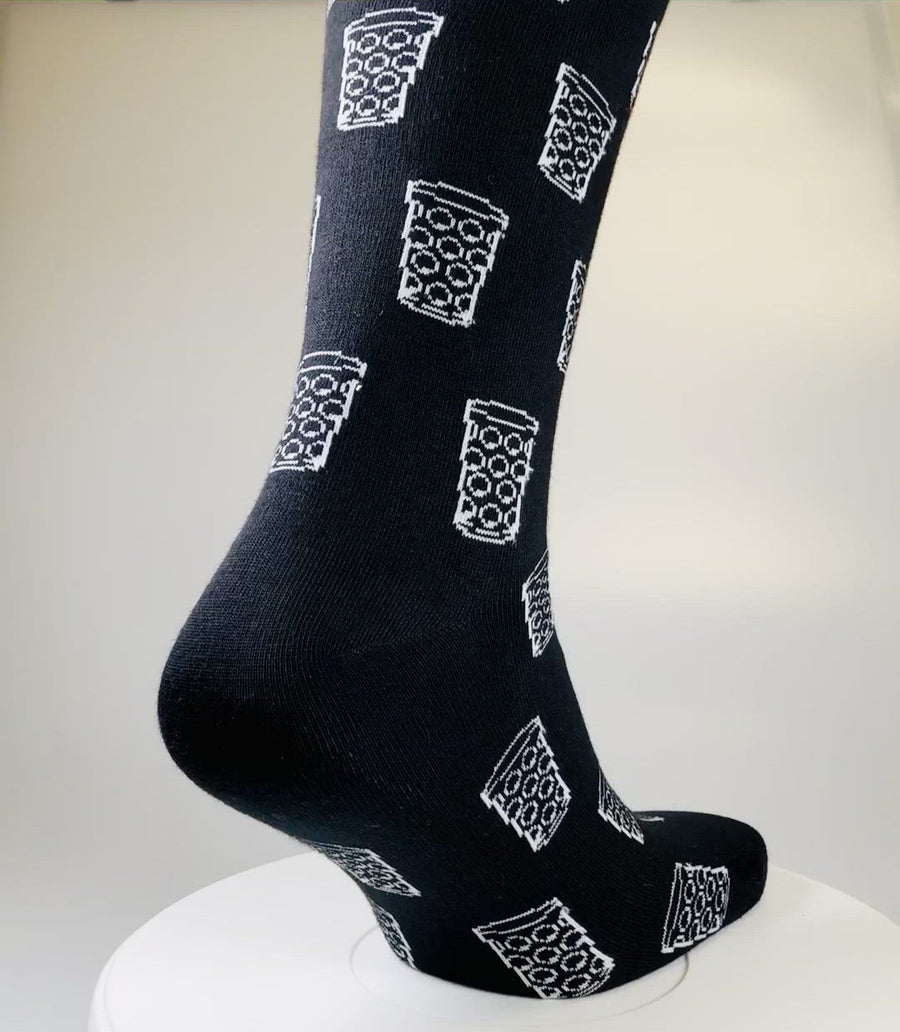 SOCKEN "coole Pälzer Socke" (schwarz/weiß)