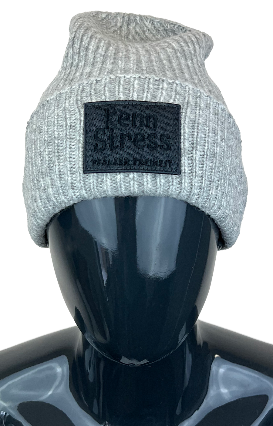 DAMEN-MÜTZE "Kenn Stress" (hellgrau) - Pfälzer Freiheit
