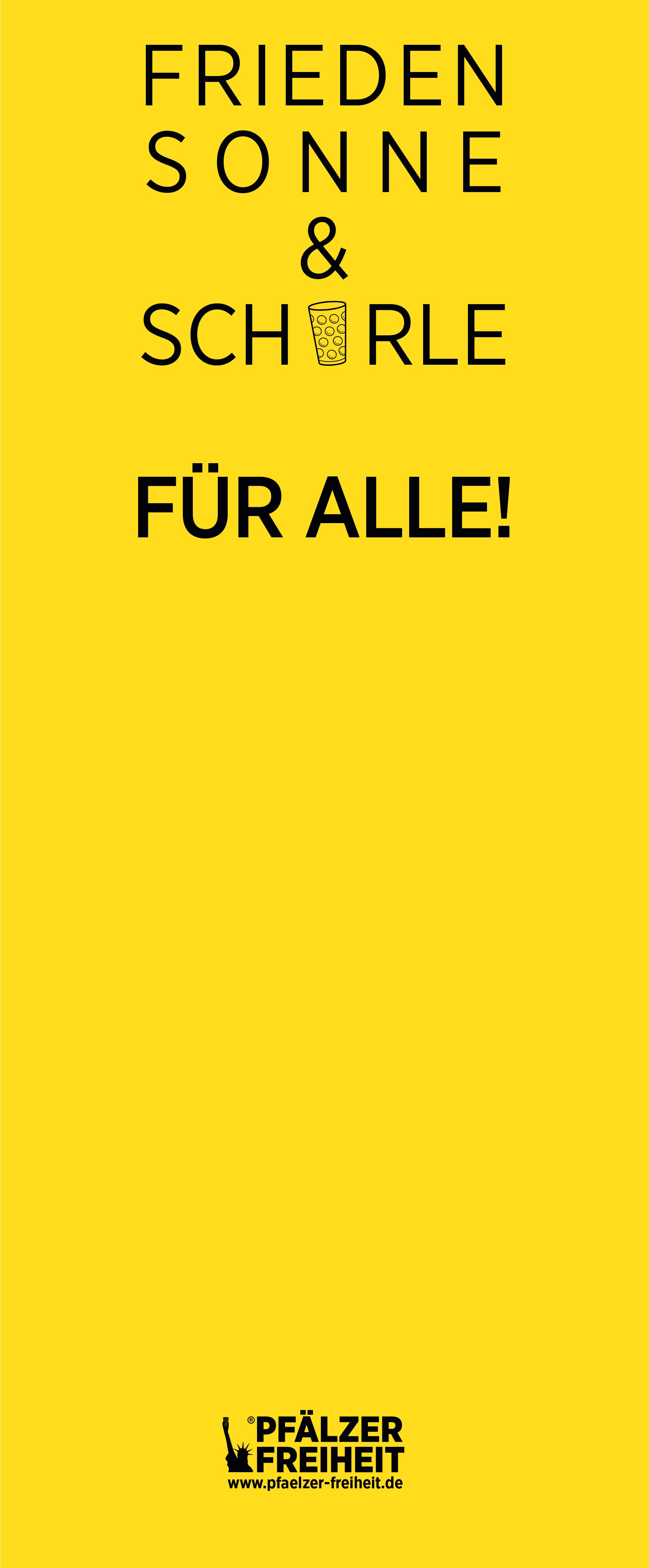 LIEGESTUHL MIT GETRÄNKEHALTER  &quot;Frieden Sonne ... &quot; - Pfälzer Freiheit